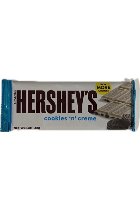 Hershey's cookies creme bar